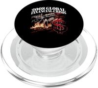 2008 Crisi Finanziaria TShirt Finanza Denaro Amministrazione PopSockets PopGrip per MagSafe