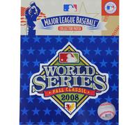 2008 MLB Mondo Serie Logo Maglia Toppa Philadelphia Phillies Vs. Tampa Bay Raggi