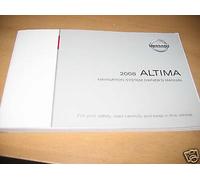 2008 Nissan Altima Navigation Proprietari Manuale Nuovo