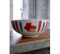 2008 Studio Ghibli Ponyo Donburi Ramen Bowl Limited to Lawson in Japan 460 ml
