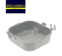 20083 - SCATOLA PORTA ATTREZZI QUADRATA GRIGIA PER PIAGGIO 50 CIAO SC