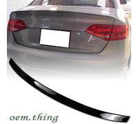 2009-2012 Fit FOR Audi A4 B8 REAR BOOT 4DR TRUNK SPOILER PAINTED #LY7G