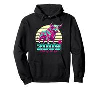 2009, Anno del Bue, Compleanno Anni '80, Segno Zodiacale Cinese retrò Felpa con Cappuccio