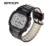 (2009 Nero) Orologio digitale da uomo stile G, impermeabile, sportivo, da uomo, per ragazzo e ragazza,