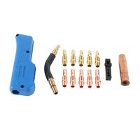 200A MIG MAG Torcia per saldatura Parti Supporto per punta Coppa scudo a collo di cigno per materiale in ottone rame (Punta protettiva Panasonic 200A 1,0 mm)