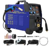 200Amp Saldatrice a filo Continuo Con Gas, 230V 3 in 1 con gas no senza gas/stick/lift tig/saldatura a punti saldatrice di filo animato 0,8 mm per principianti e saldatori professionisti