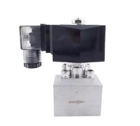 200bar Orifice 10mm 2 Way Water High Pressure Solenoid Valve 3/8 1/2" 220V N.C GSPG-10 Stainless Steel 304 Large Flow Valve(3/8",AC110V)