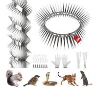 200cm Protezione per Martore in Acciaio Inox: Anti Ratten Kriech und Beiß Elektrokabelset aus Edelstahl per la Casa Albero Grondaia Può Essere Tagliato
