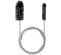 200cm Stura Tubi di Scarico Flessibili Pulisci Tubature Pulisci Tubi Scarico Spazzola Pulizia Scovolino Doppio per Cucine Vasche Bagno Servizi Igienici Fognature lavandino Nero