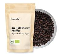200g di pepe Tellicherry BIO, pepe nero intero perfetto per macinapepe o mortaio