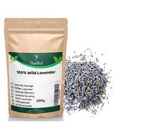 200g Fiori Secchi di Lavanda Selvatica - Molto Profumata Rispetto alla Lavanda Coltivata - Delicatamente Essiccata al Sole - 100% Naturale - TitanBird