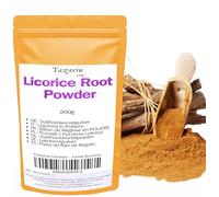 200g LIQUIRIZIA IN POLVERE | Liquirizia | Bastoncini di Liquirizia in Polvere | Caramelle alla Liquirizia | Aroma e Gusto Intenso - 100% Naturale, Pura e Senza Additivi | TazarinLtd