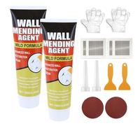 200g Stucco Bianco per Interno, Stucco per Muro, Kit Crema Riparatrice per Pareti con Raschietto, Crema Riparatrice Muri, Efficacemente Riparare Graffi da Parete, Fori per Unghie, Crepe, Graffiti