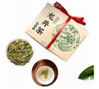 200g Tè Cinese Yu Qian Xi Hu Long Jing Tea Verde Long Jing Spring Dragon Well Tè Verde Di Origine Naturale Tè Sfuso Fresco E Delicato Tea Crudo Dall'asia Selezione Relax Bevanda Verde
