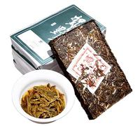 200g Tè Verde Rinfrescante Primaverile Puerh Crudo Fatto a Mano Mattone Di Tè Puer Dello Yunnan Tea Pu'er Dal Retrogusto Dolce Tè Crudo Cinese Antico Metodo Di Pu Erh