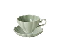 200ml-6oz pomeridiano tè latte caffè tazza creativo selvaggio ceramica carino tazze e piattini-verde