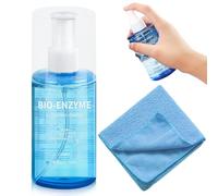 200ml Detergente Schermi Elettronici, Kit Pulizia Schermi, Spray + Panno Microfibra, Per Monitor, Laptop, Smartphone, TV, Per Ogni Tipo di Schermo Digitale