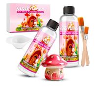 200ml Vernice per Argilla Autodurante | Vernice Lucida per Argilla Impermeabile Resistente ai Graffi, Sigillante Gesso Ceramico - con Pittura Acrilica, Poterie, Ceramiche, Legno e Gesso Glaze