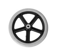 200mm 8 Rotelle for sedie a rotelle Rulli for carrelli piccoli Ruote for sedie Accessori Ruota for sedia a rotelle antitraccia piccola in gomma grigia Sostituire