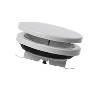 Ø 200mm Diffusore di Alimentazione dell'aria - Valvola a Disco Regolabile - Griglia di Ventilazione Rotonda in Acciaio - Bianco
