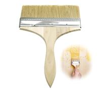 200MM Pennello Pittura, Pennello Plafone Pennellessa Universale Pennelli per Dipingere Larghi Pennelli Muro con Manico in Legno per Muri Interni ed Esterni Murale Pittura Fai Da Te lasure