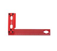 200MM Precisione Scala Righello Ltype Foro Alluminio Lega Lavorazione Legno