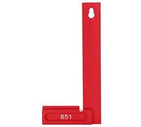 200mm Woodworking Right Angle Ruler | Aluminum Alloy Angle Gauge & Scriber Tool | Precise Marking for Carpentry/DIY/Construction | Inch & Metric Scales, 0.1mm Accuracy