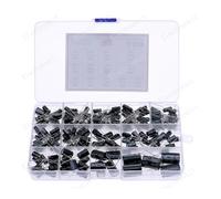 200pcs 13type 25v 35v 50v electrolytic capacitor Mixed Box kit 0.47UF1UF2.2UF4.7UF10UF22UF33UF47UF100UF220UF470UF680UF1000UF CZAOINCU