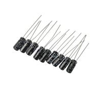 200pcs 15 Values Aluminum Electrolytic Capacitor 0.1uF-220uF Capacitors Kit 0.1UF 0.22UF 0.47UF 1UF 4.7UF 10UF 22UF 47UF 100UF RRBXXUYN