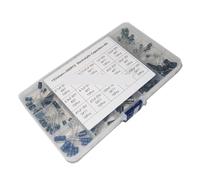 200PCS 15Kinds Electrolytic Capacitor Organization Storage 0.1-220uF Capacitors Assortment Box Kit ZDVHOMCB