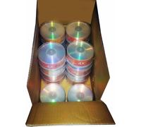 200pcs. 1x-4x Velocità 4.7GB 120 Min. Dvd-R Video Media (Viola) IN 8 x 25 PC New