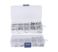 200Pcs 2 Box Set Screw Assortment Kit 400Pcs Head Grub Screw Set Cone Point Hex Socket Assortment Kit M3/M4/M5/M6/M8 Stainless Steel for Accuracy Instruments