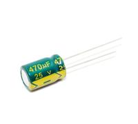 200PCS 470UF 25V 25V470UF Aluminum Electrolytic Capacitor high-frequency 8X12MM RUAJOGYNVM