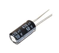 200pcs 470UF 50V 50V470UF Aluminum Electrolytic Capacitor 10X20mm Capacitance Meters