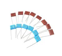 200PCS 630V Capacitor CBB 0.001uf - 2.2uf Metal Film Capacitors Assortment Kit 25Values High Frequency Capacitor Set CZAOINCU