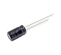 200PCS 63V22UF electrolytic capacitor 22uf 63v 6 * 12MM ICXLPMC