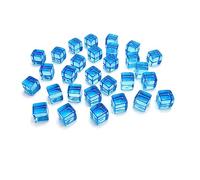 200Pcs 8mm Acrilico Dadi 6 lati Chiaro Gioco di Ruolo Puzzle Giocattolo Gioco Da Tavolo Cubo Partito