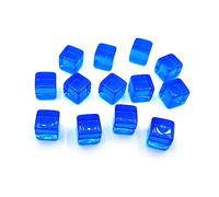 200Pcs Colorato 6 Lati Acrilico Dadi 8mm D6 Cubi Quadrato Angolo Chiaro Bambini Educativo Gioco Da Tavolo