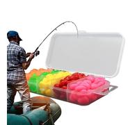 200pcs Corn Lures for Fishing, Floating Simulation Baits, PVC Ideal for Carp Fishing Accessories and Tools, Anglers, Durable and Effective,Great for Catching Carp, 12.5x6x2.5cm