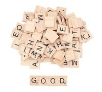 200Pcs Lettere di Legno, Giochi in Scatola, Dalla A alla Z, Per L'artigianato, L'ortografia, I Regali, L'apprendimento, 20 x 18 x 4mm