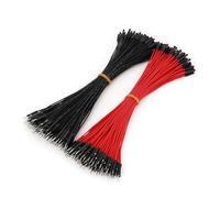 200Pcs Male To Male Red Black 1P-1P 26AWG 20CM Wire Cable Connector MQXFCZUX