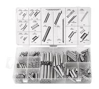 200PCS Molla Assortimento Kit Zinco Placcato Estensione e Compressione Industria Molle per Negozi e Riparazioni Domestiche