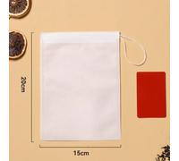 200pcs Monouso Tessuto Non Bustine Tè Coulisse Zuppa Tè Filtro Borsa Gauze