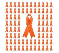 200Pcs Nastro Distintivo Spille Raccolta Fondi Risvolto Tessuto di Seta Spilla Evento Sociale Benessere Pubblico Fornitura Partito Fornitura Cancro Al Seno Consapevolezza, Misura unica, come descritto