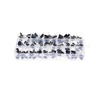 200pcs Radial Capacitors Set 15Values 10V 16V 25V 50V 0.1Uf-220Uf Electrolytic Capacitor Assortment Kit 0.22Uf 2.2Uf 100Uf