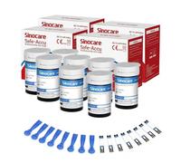 [200pcs] Strisce per test della glicemia Sinocare con pungidito gratuiti | Safe Accu