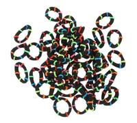 200Pezzi Elasticità Mini Elastici Colorati per Cavallo Accessori per Ragazze per Decorazioni e Acconciature Creative