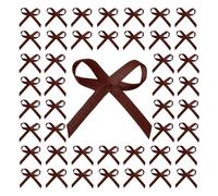 200pieces Nastro per confezioni regalo Bowknots fai da te in raso fiocchi per San Valentino ornamento Bowknot carta fiocchi per decorazioni regalo artigianali, Taglia unica, come descritto