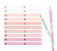 200Pz Adesivi per Penne Cavalli Etichette Adesive Penne Adesivi Nomi per Matite Decorazioni Scrapbooking Barattoli Materiale Scolastico Cancelleria Bambini Regalo Compleanno Scuola Ufficio