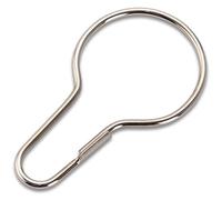 200PZ ANELLI SAGOMATI IN FERRO NICHELATO A PRESSIONE N. 1 DIAMETRO 23